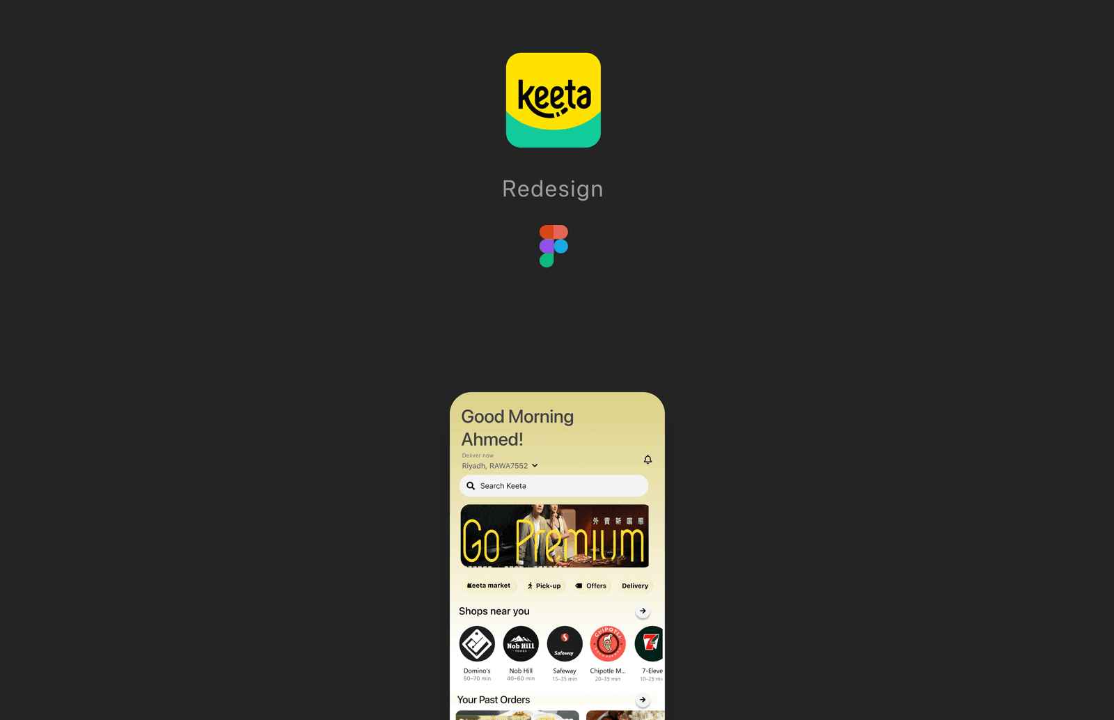 Keeta home screen redesign